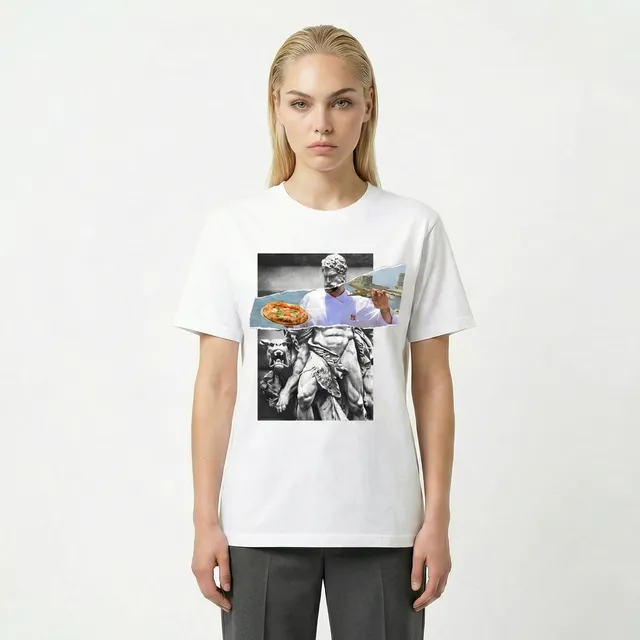Seetees Pizza Time t-shirt stampa pizza