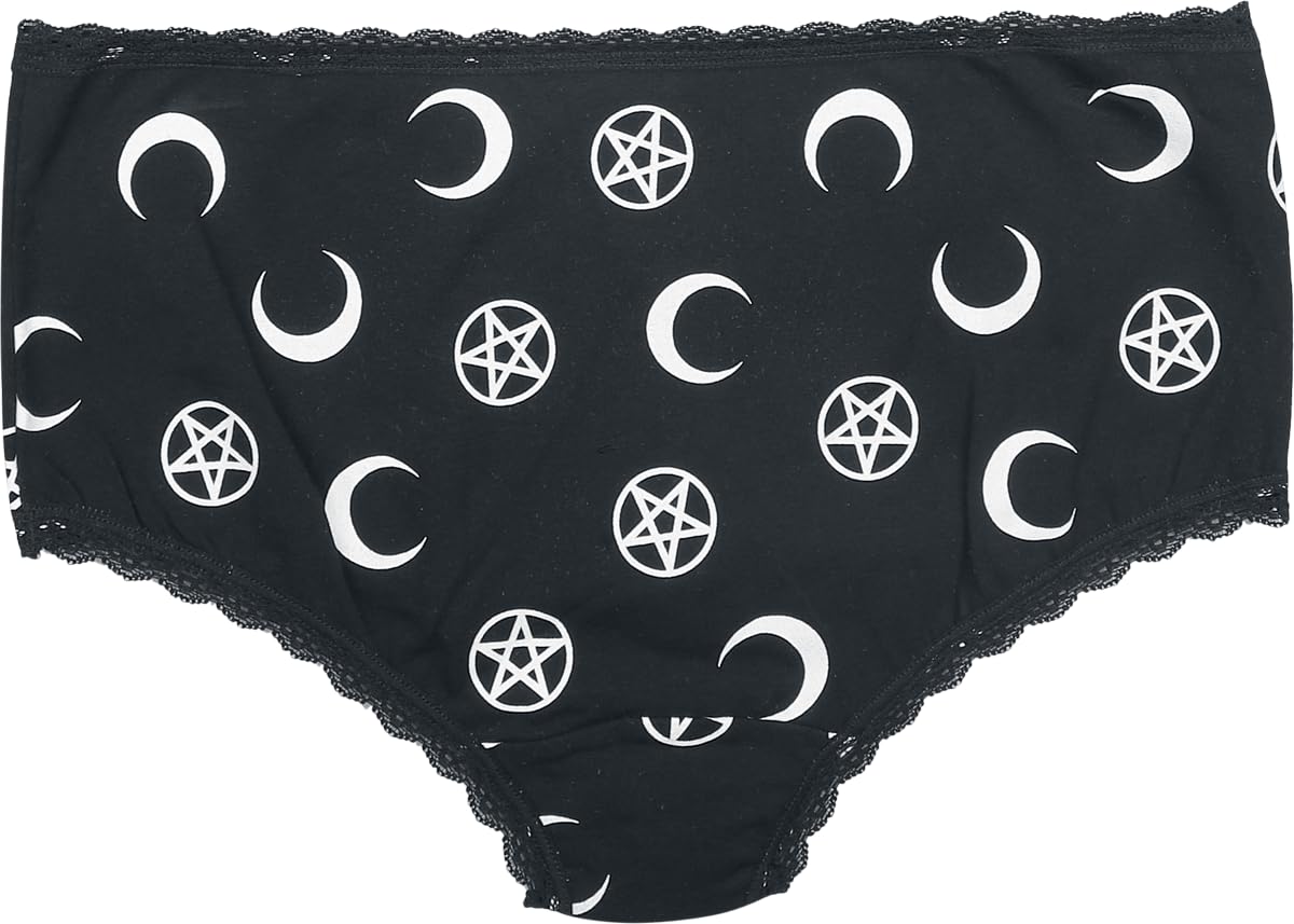Gothicana by EMP Intimo donna nero 3 pezzi taglia M gotico