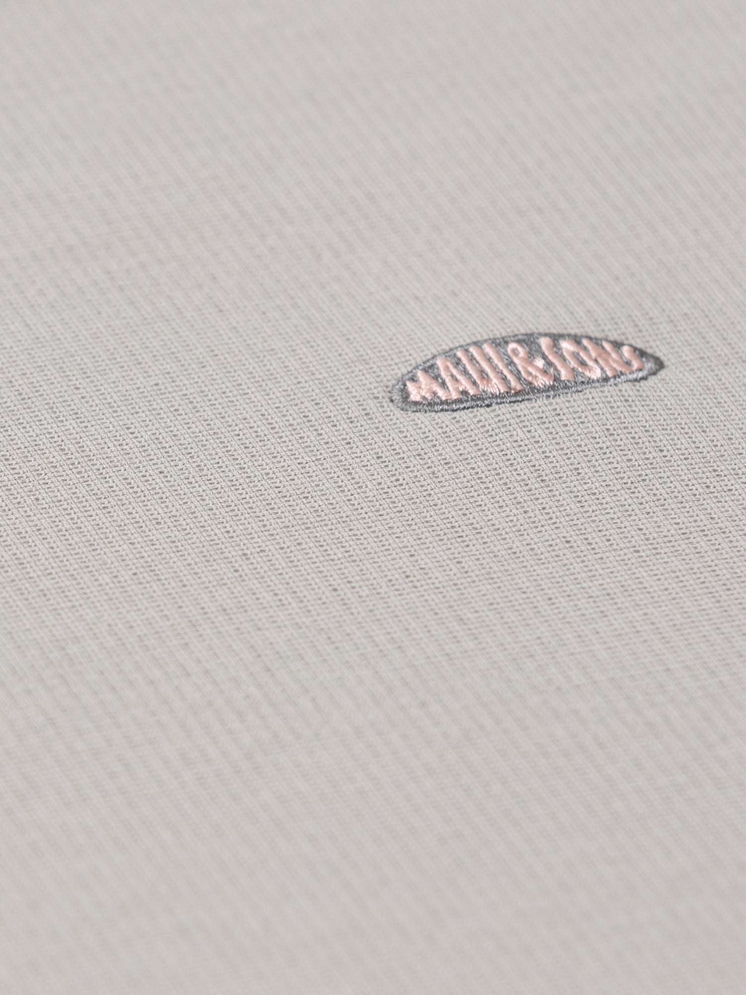 Maui and Sons Surface Knit t-shirt grigia elasticizzata