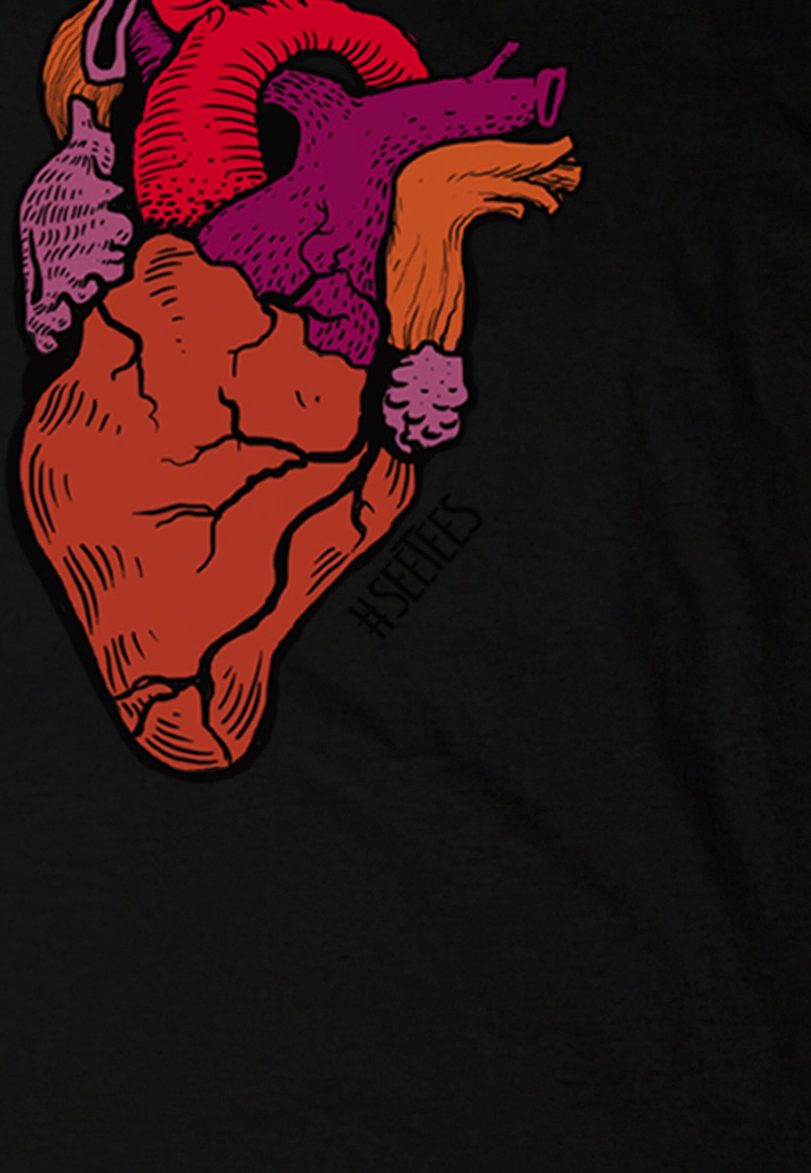 Seetees De Amicis Heart maglietta libro
