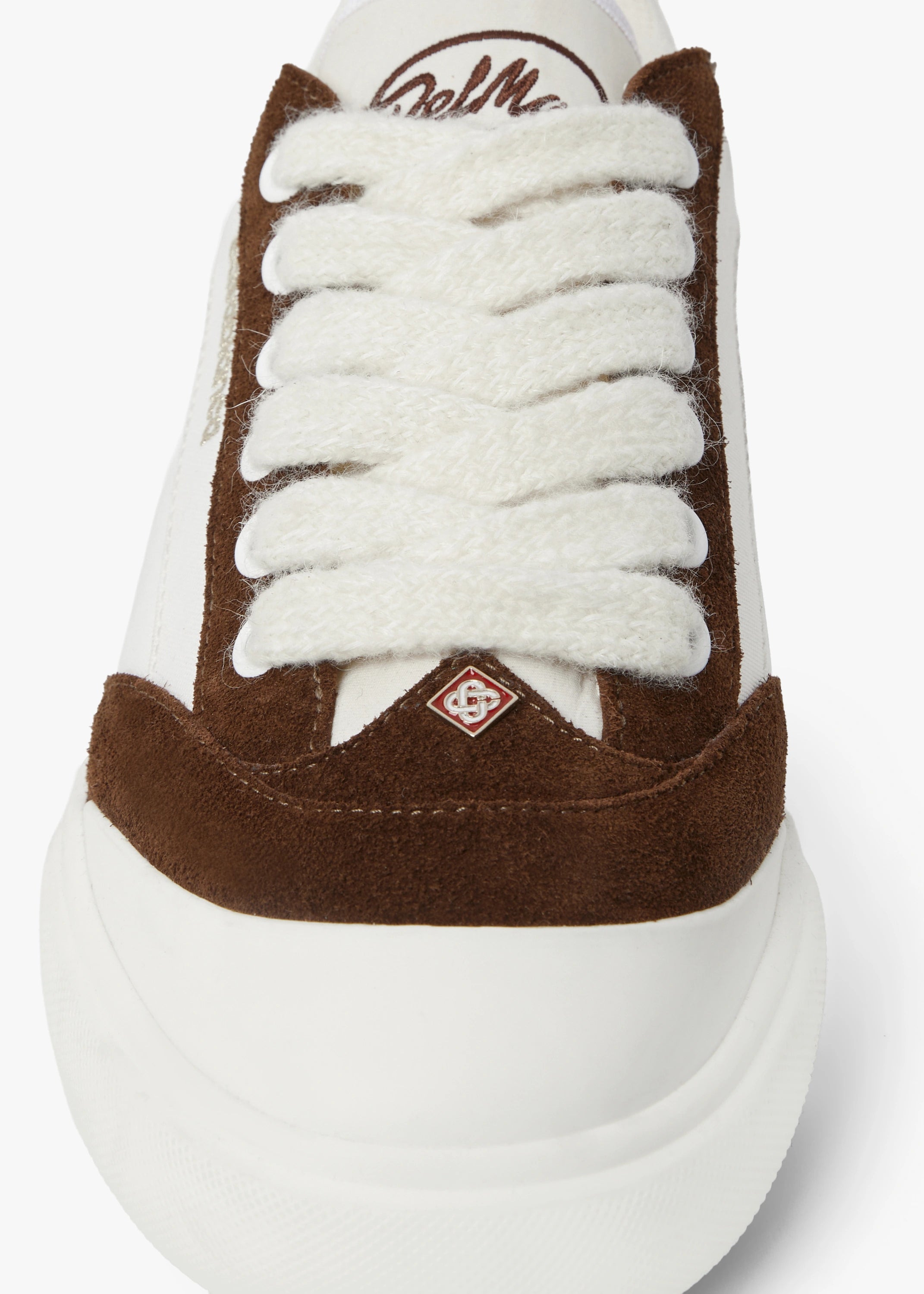 Casablanca Del Mar sneakers bianche marrone pelle