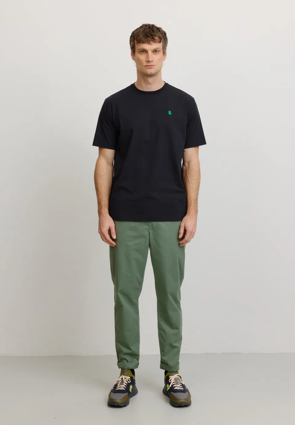 Recolution Taro pantaloni chino khaki cotone bio