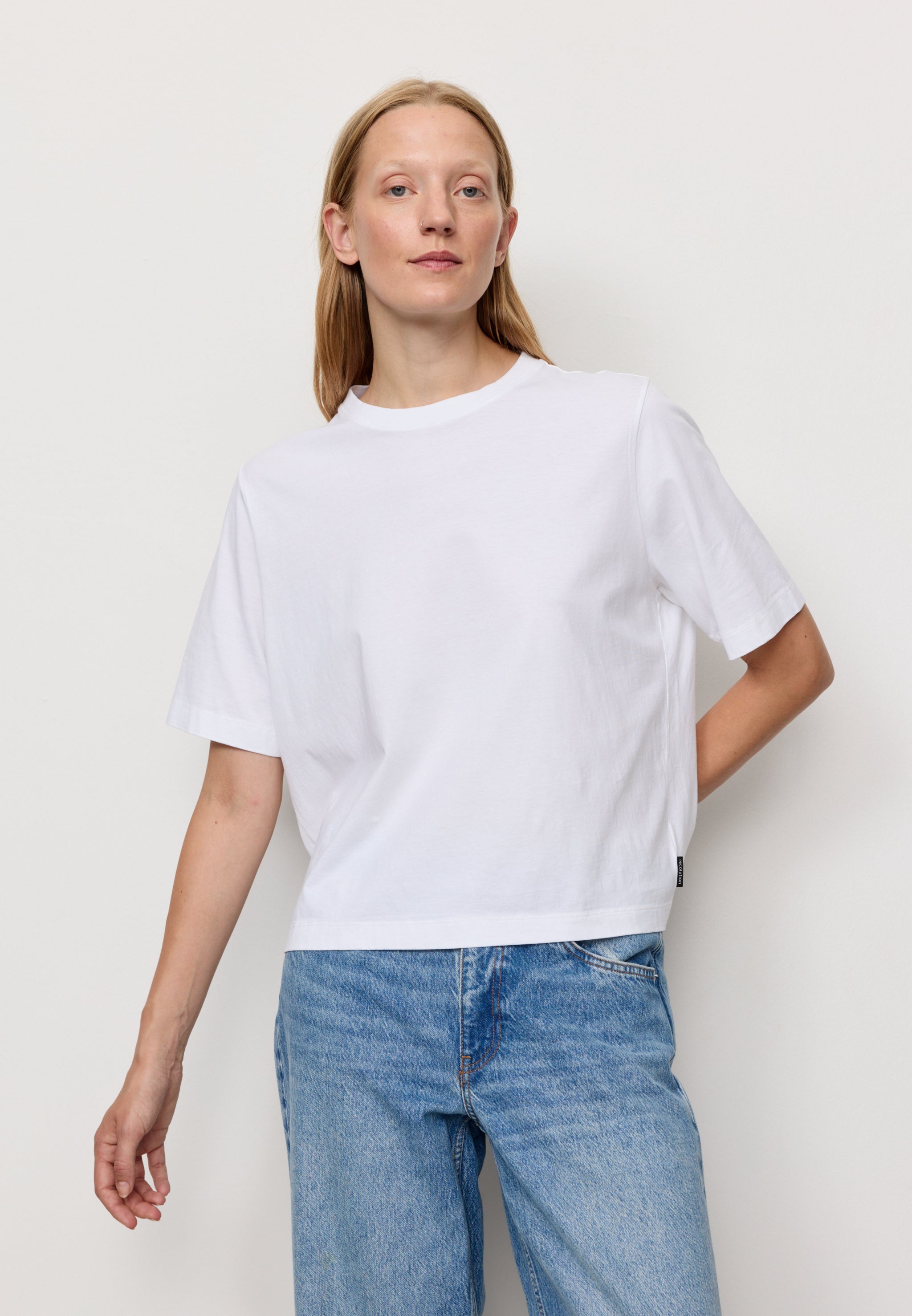 Recolution Azolla t-shirt cotone bio bianco