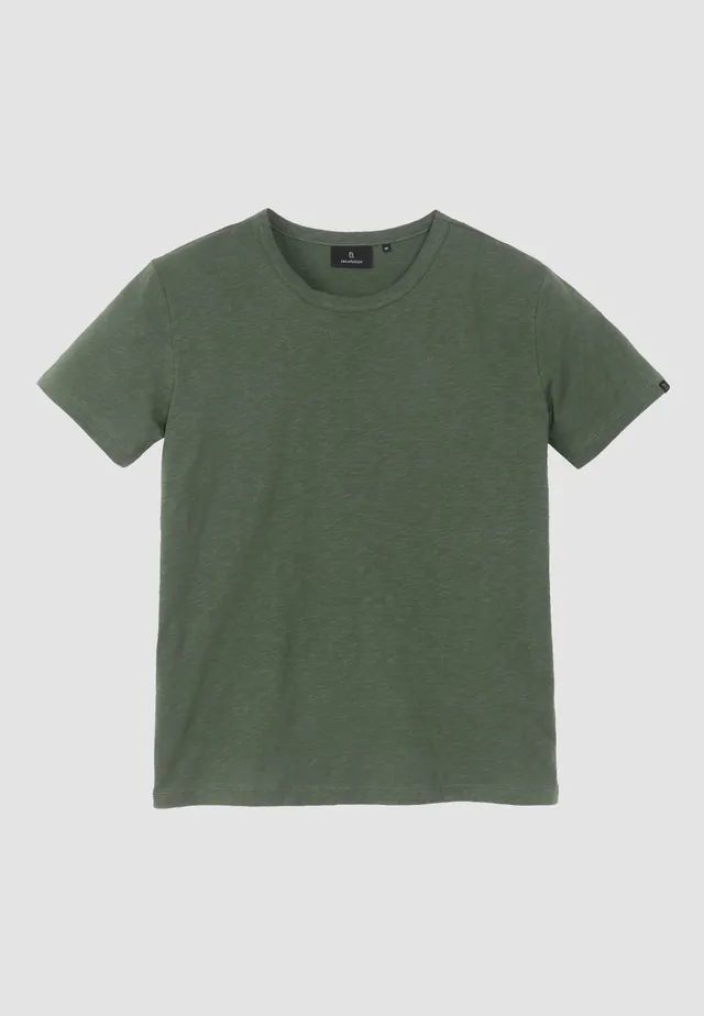 Recolution BAY t-shirt dark khaki cotone bio vestibilita comoda