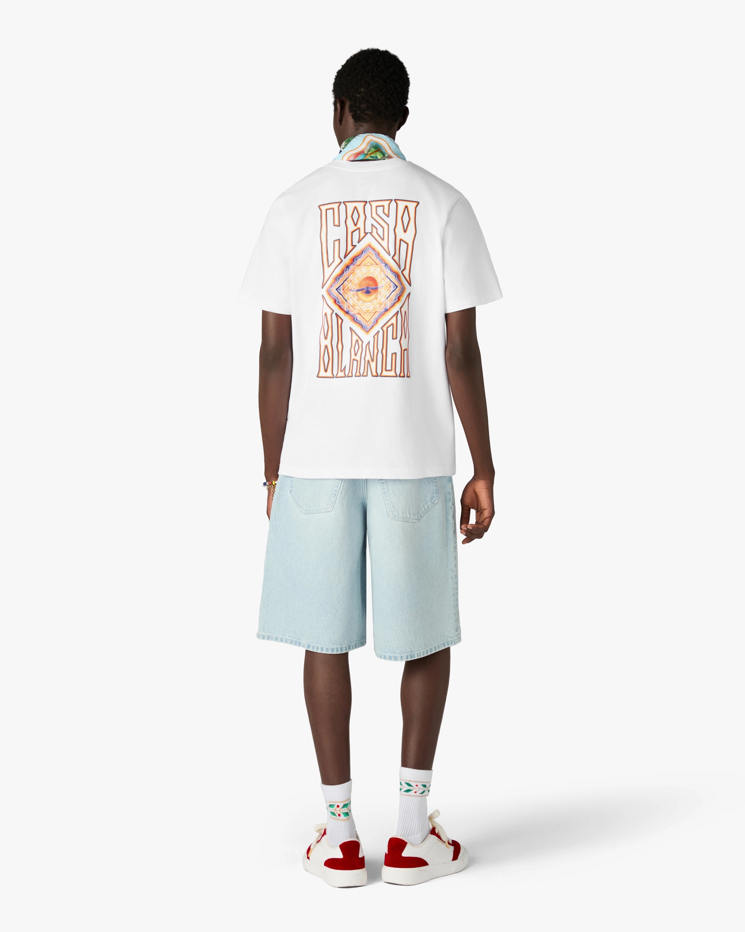 Casablanca Hermons Mirage t-shirt bianca cotone