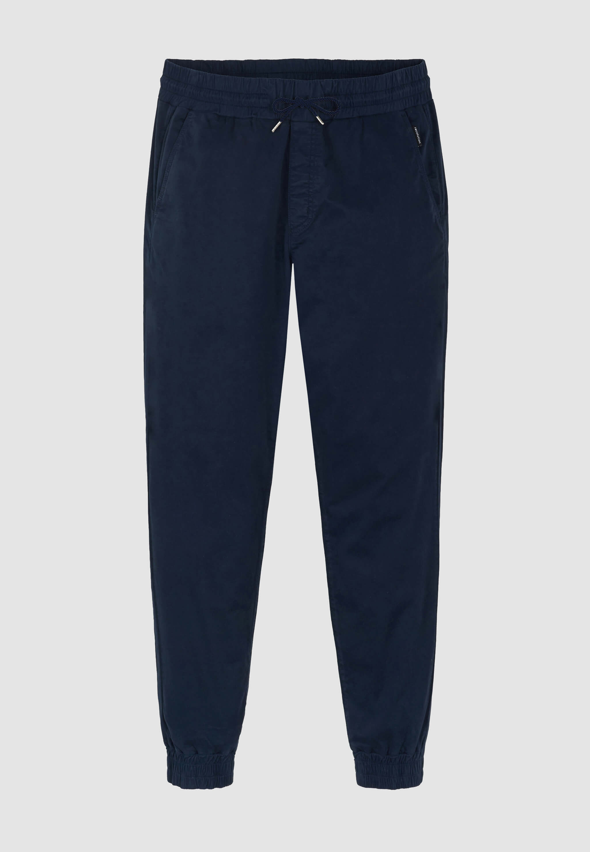 Recolution Musa pantalone chino blu navy elastico