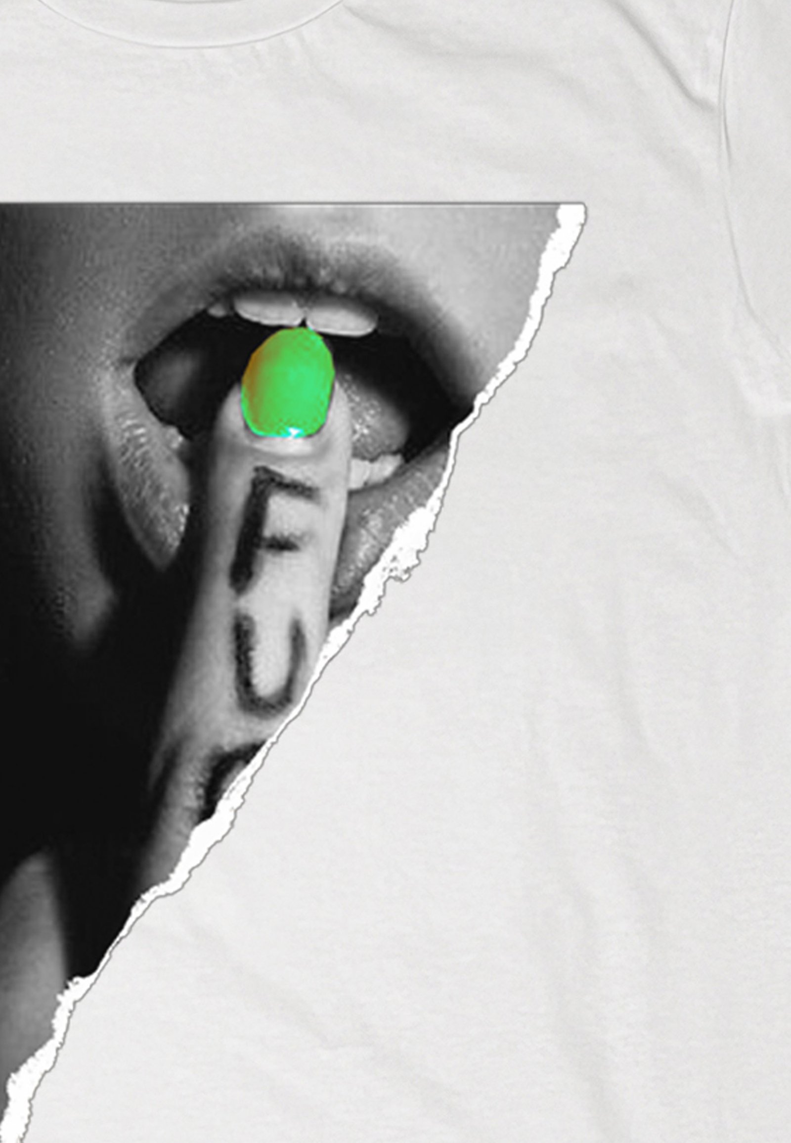 Seetees No Black And White Fuxx maglietta grafica singola