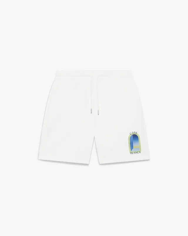 Casablanca L'Arche pantaloncini bianchi cotone