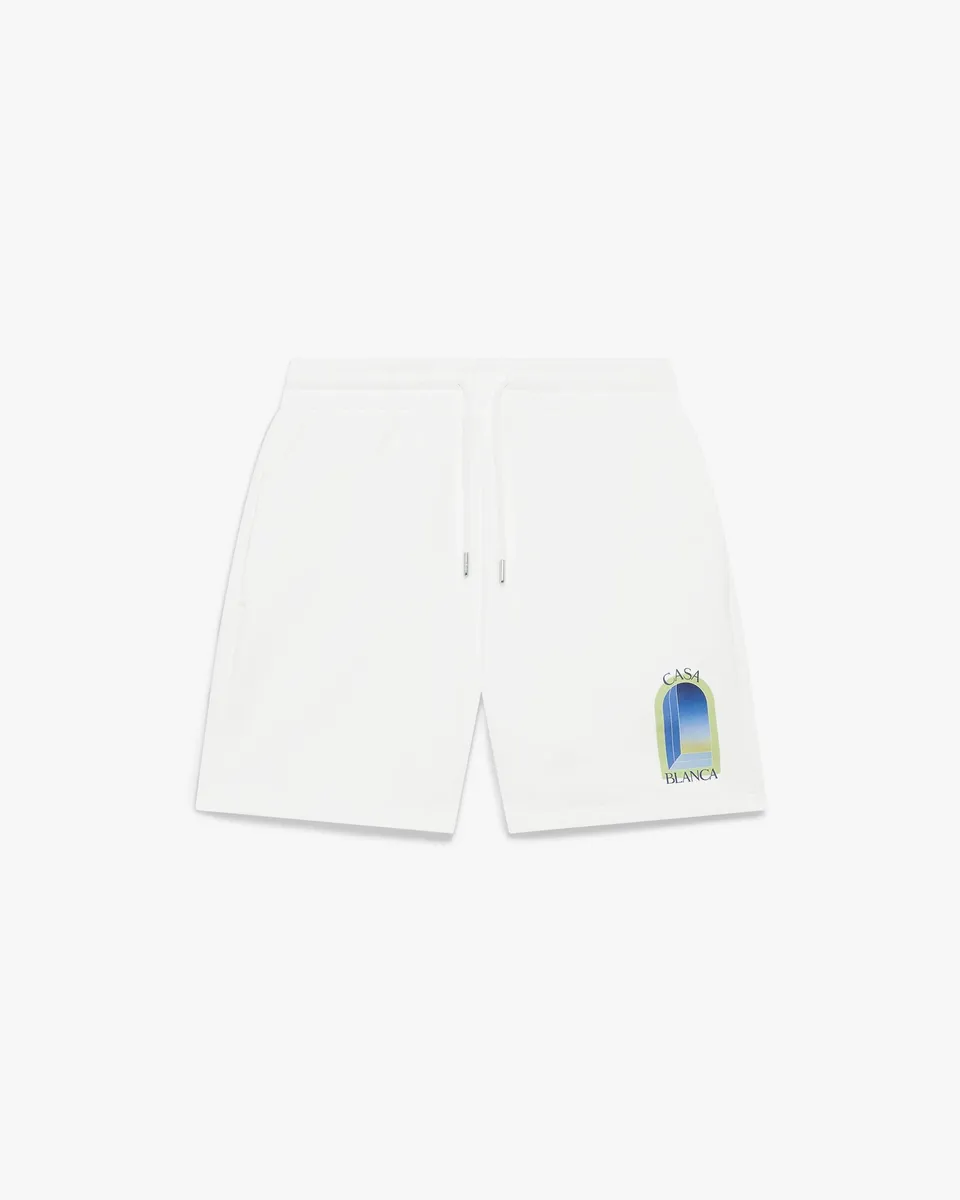 Casablanca L'Arche pantaloncini bianchi cotone