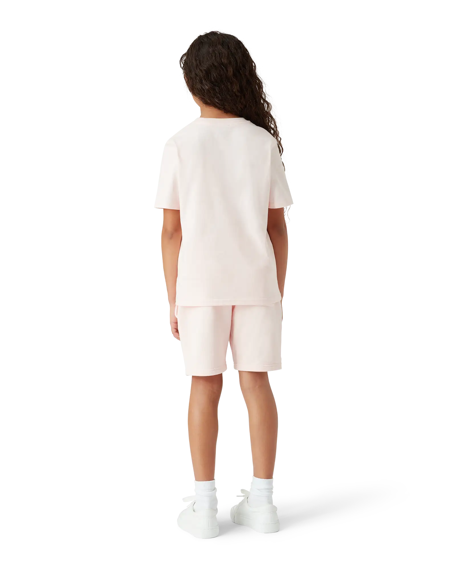 Casablanca Waves t-shirt bimbo rosa maniche corte