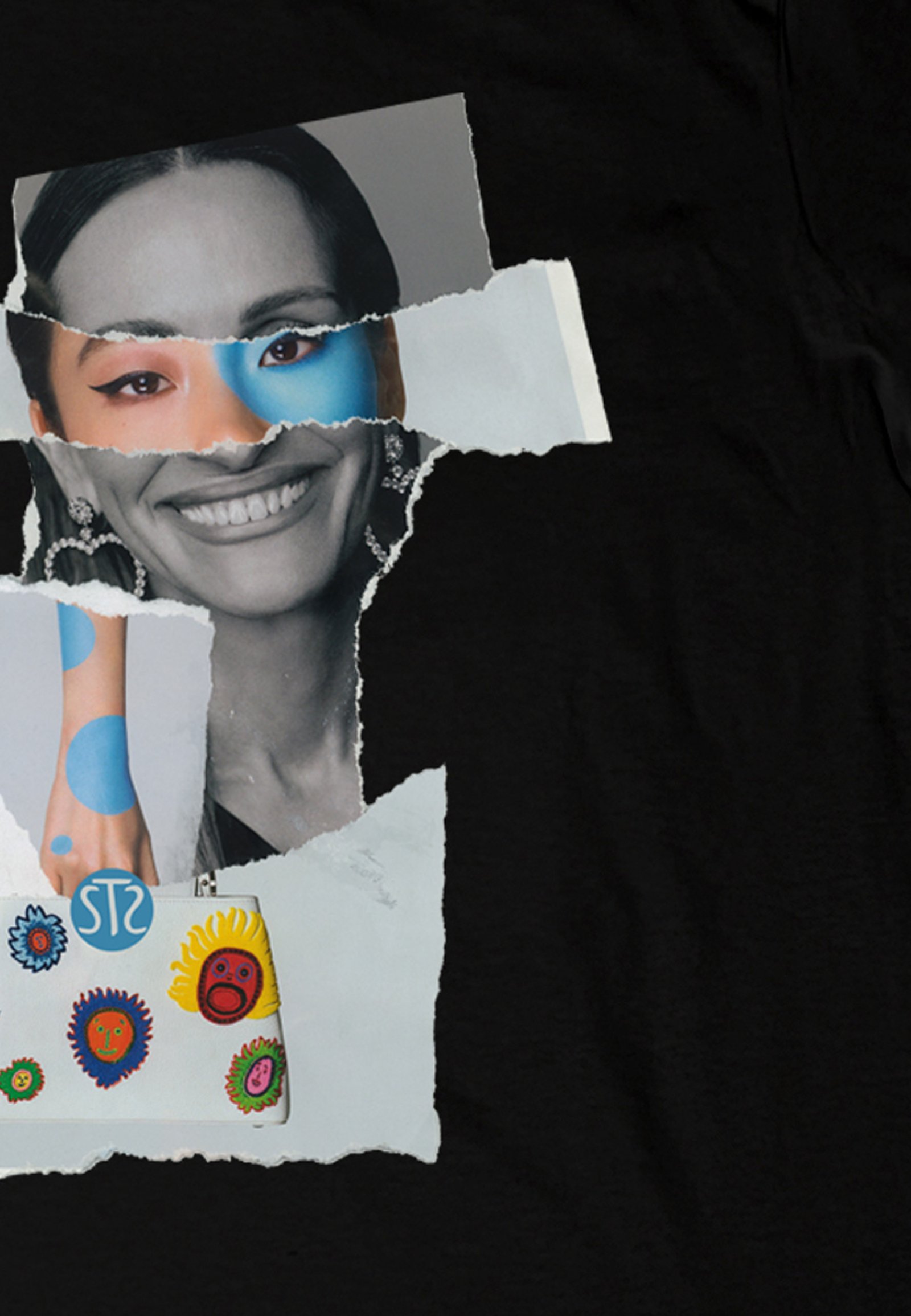 Seetees The Mag Smile t-shirt grafica stampata