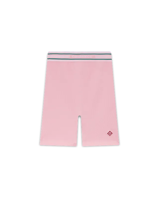 Casablanca Seamless shorts rosa poliammide elasticizzata