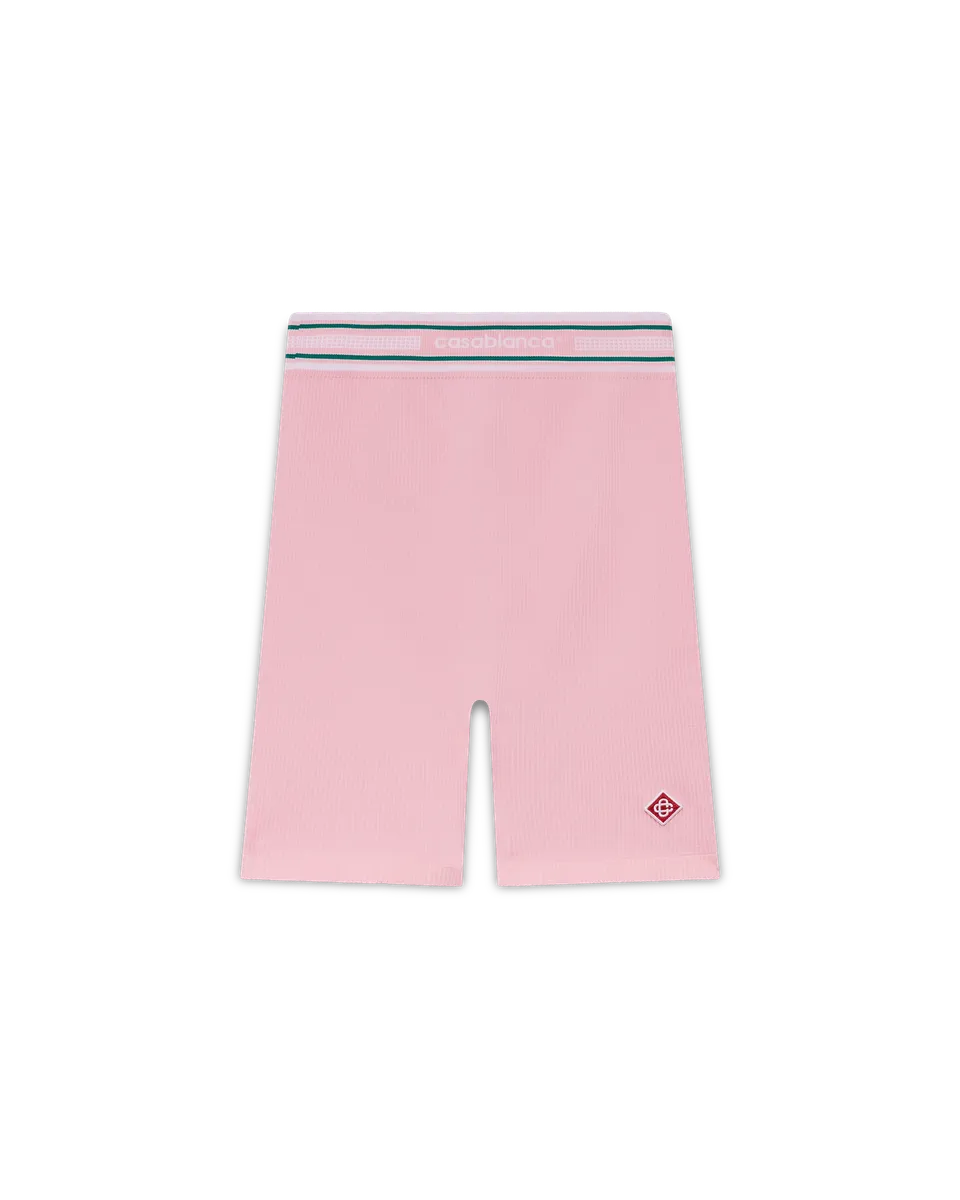Casablanca Seamless shorts rosa poliammide elasticizzata