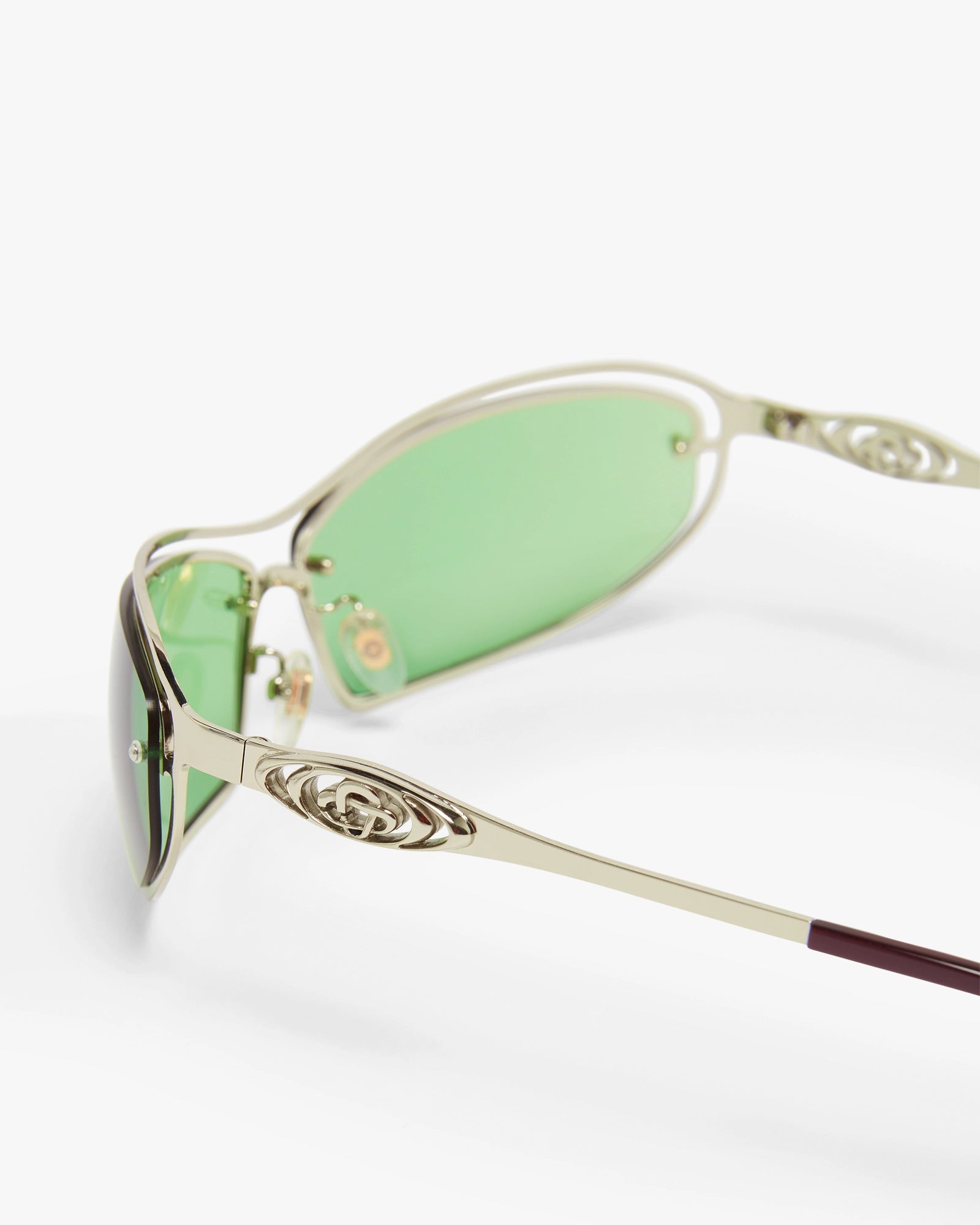 Casablanca Spiral occhiali da sole verde unisex