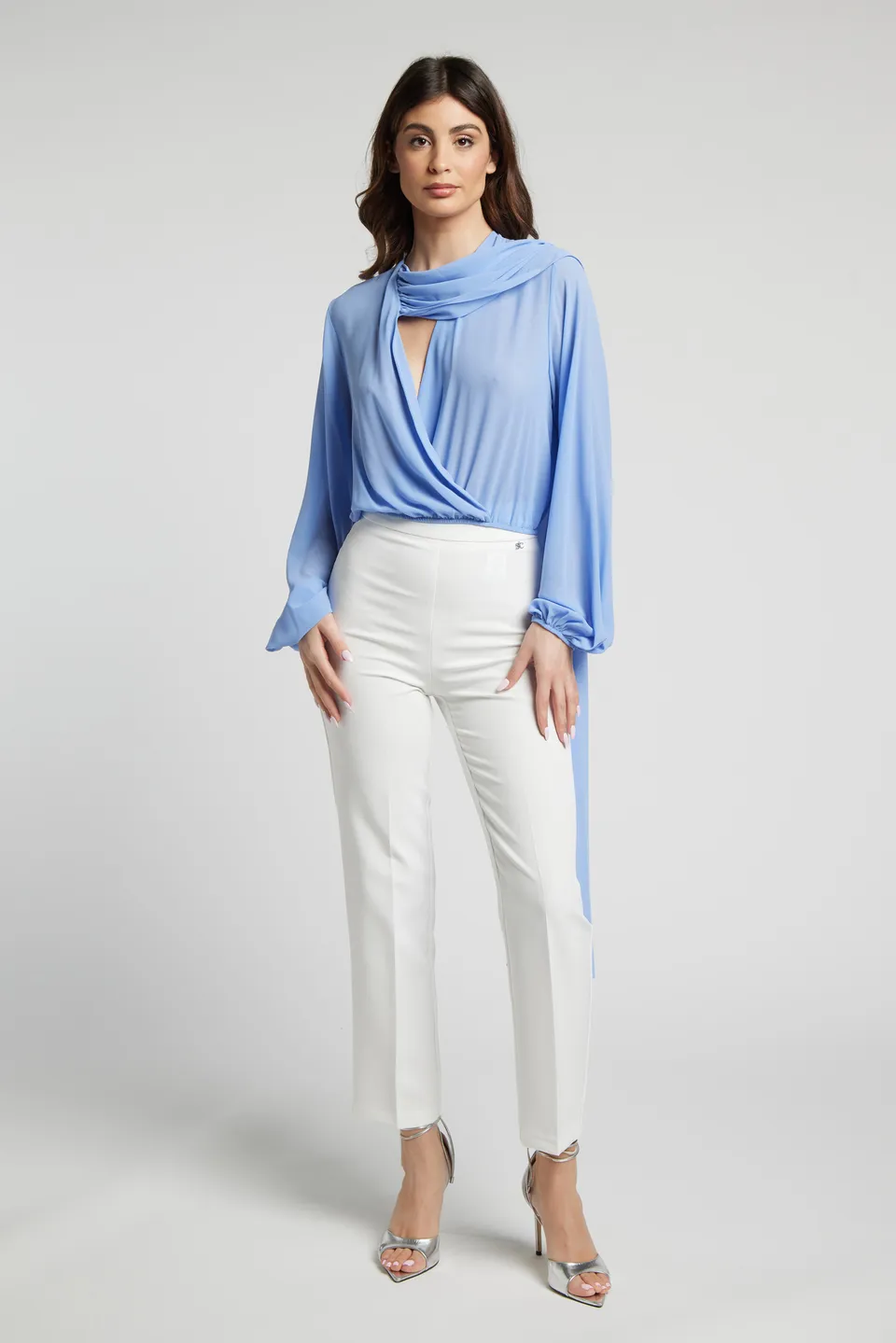 Sarah Chole 26997 Blusa Georgette 100% Poliestere TU