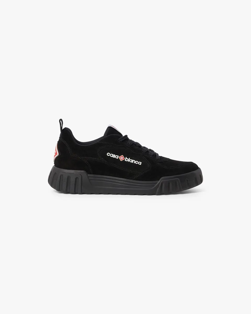 Casablanca Court sneaker uomo nere pelle bovina