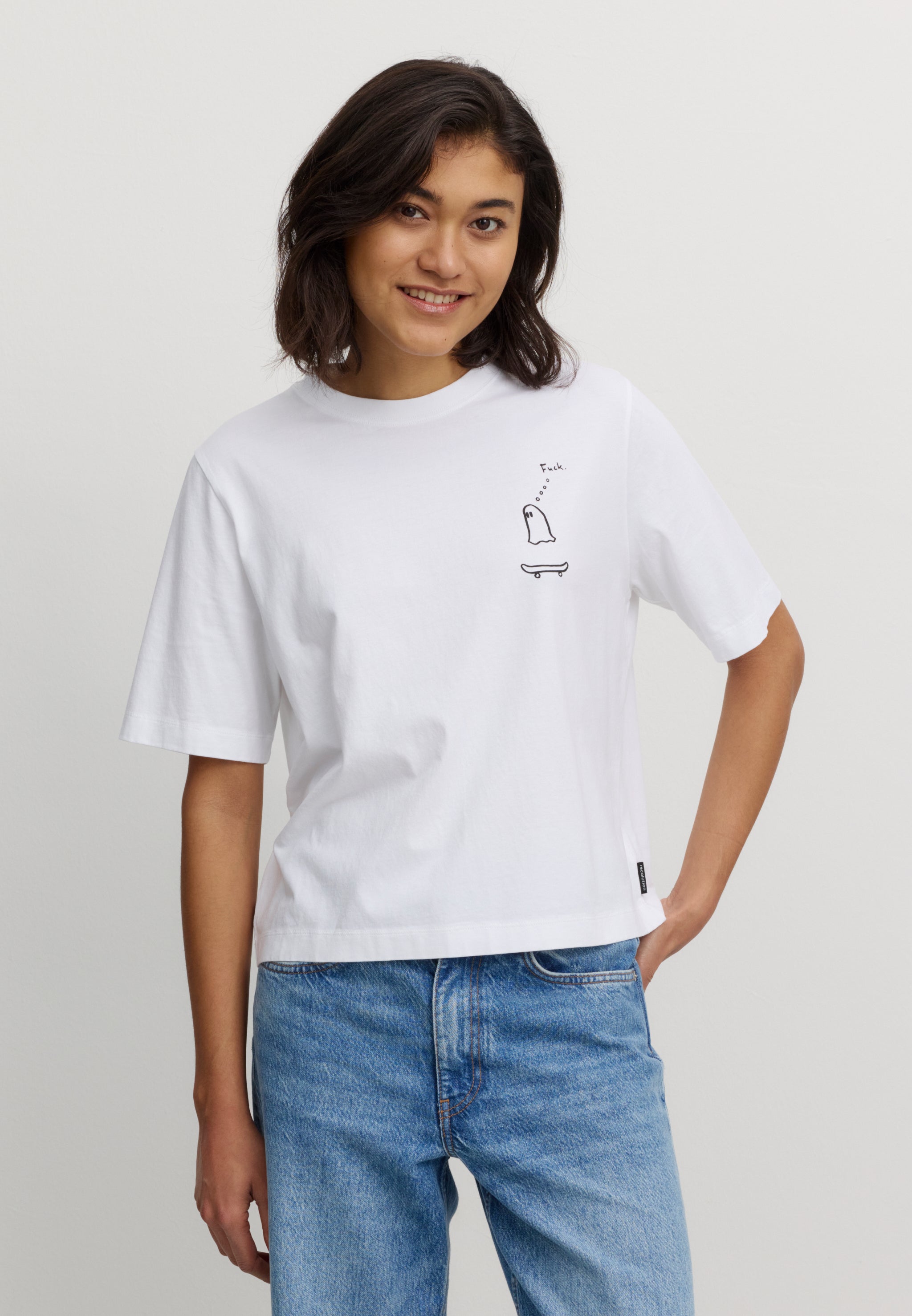 Recolution Azolla Geisterfahrer t-shirt cotone bianca