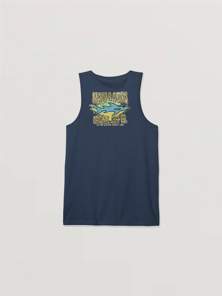 Maui and Sons Biting Edge canotta uomo squalo