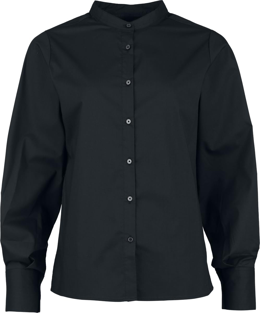 Gothicana by EMP Dark Romance blusa donna nera taglia L gotica