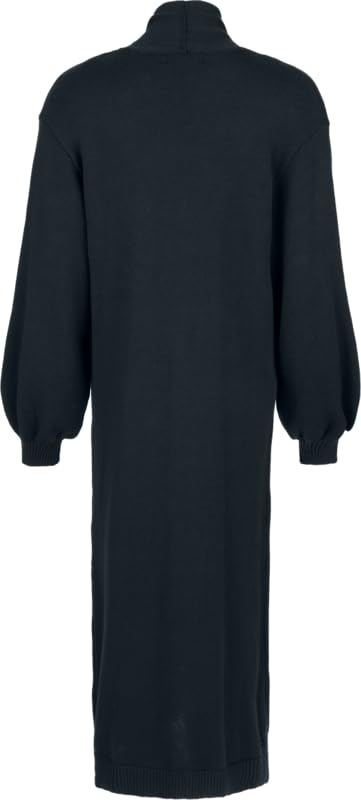 Gothicana by EMP Cardigan Nero Ricamo Collo Scialle Taglia L