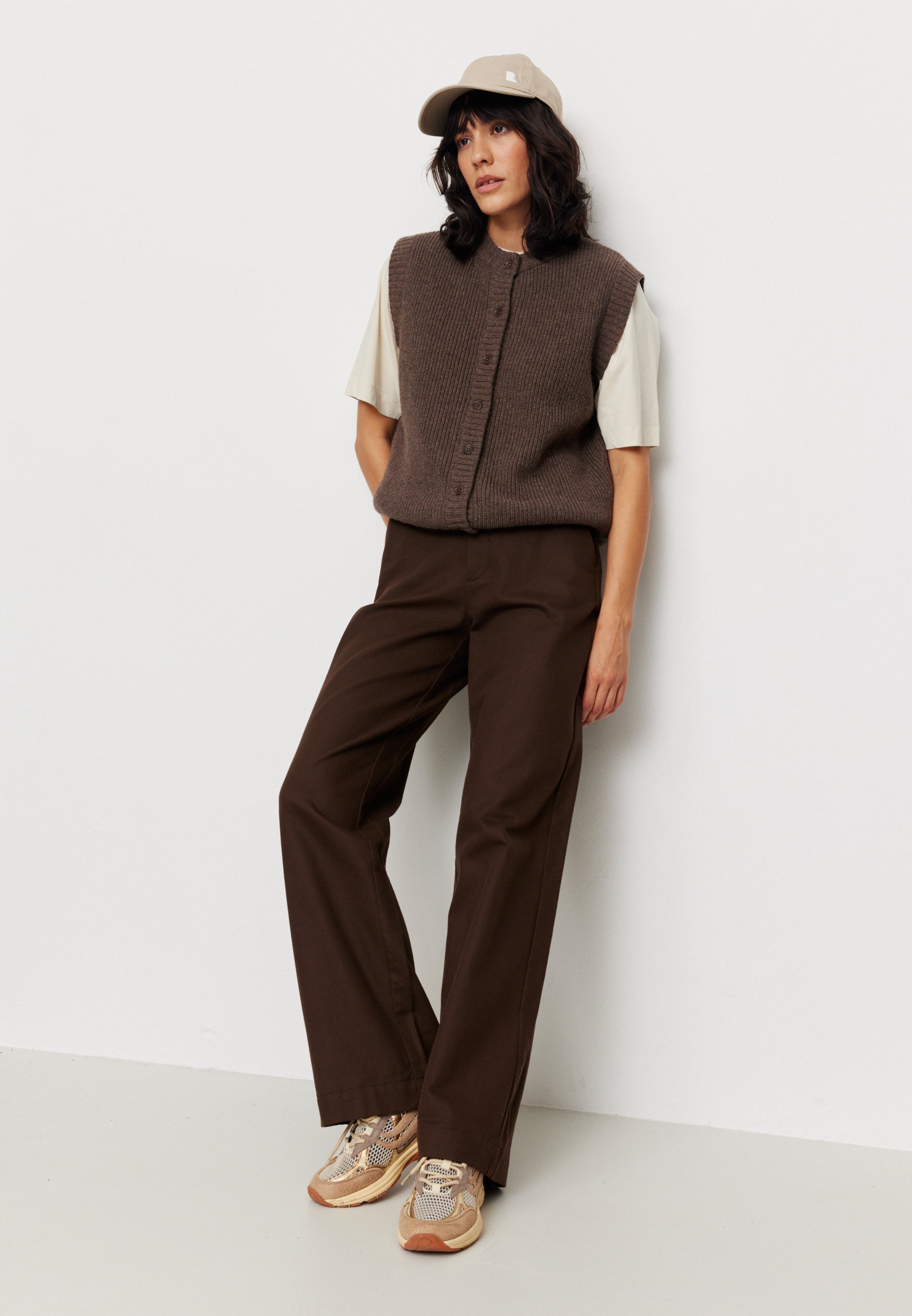Recolution Ligularia pantaloni marlene cioccolato