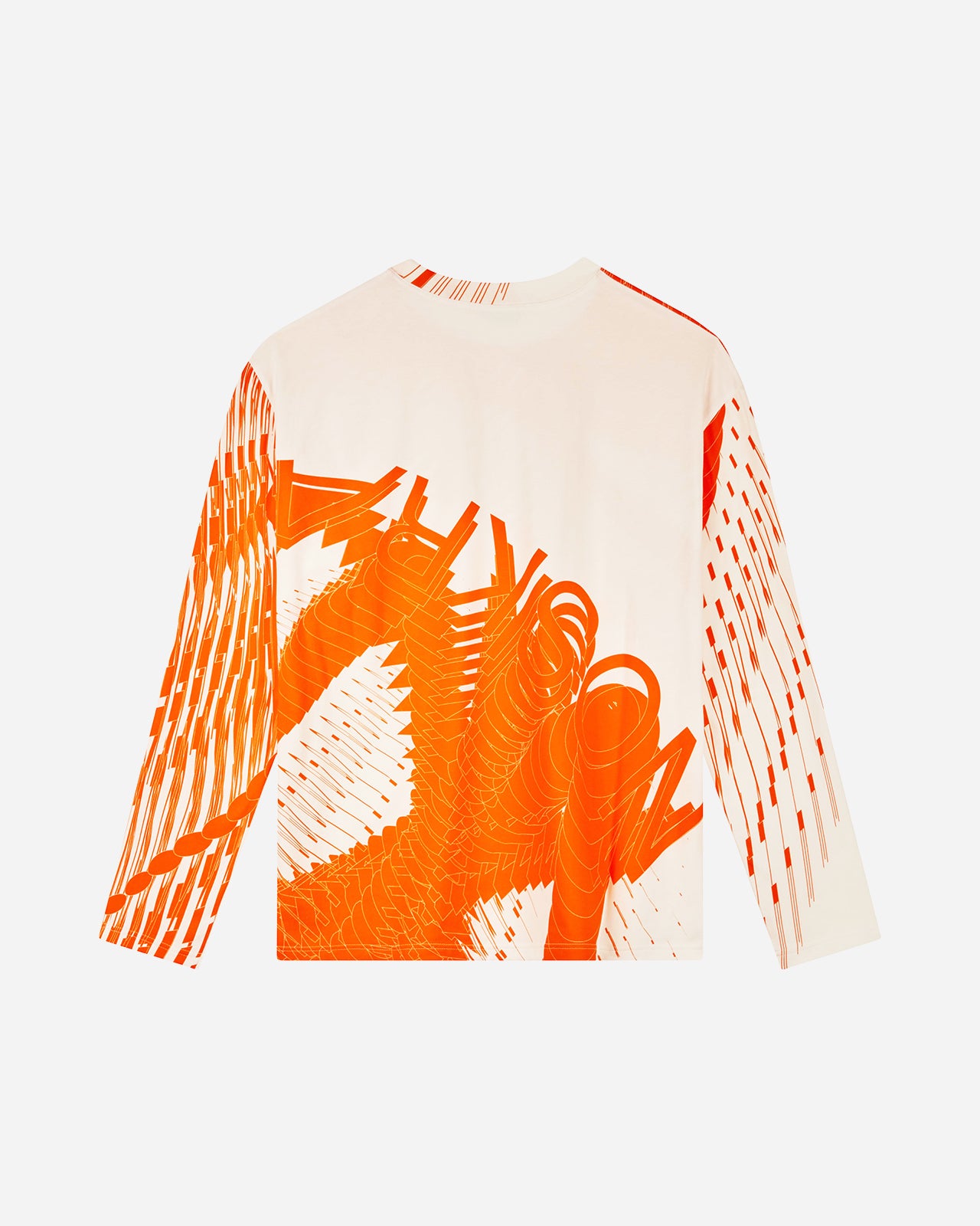 Noskra Brutal T-shirt manica lunga stampa all-over cotone