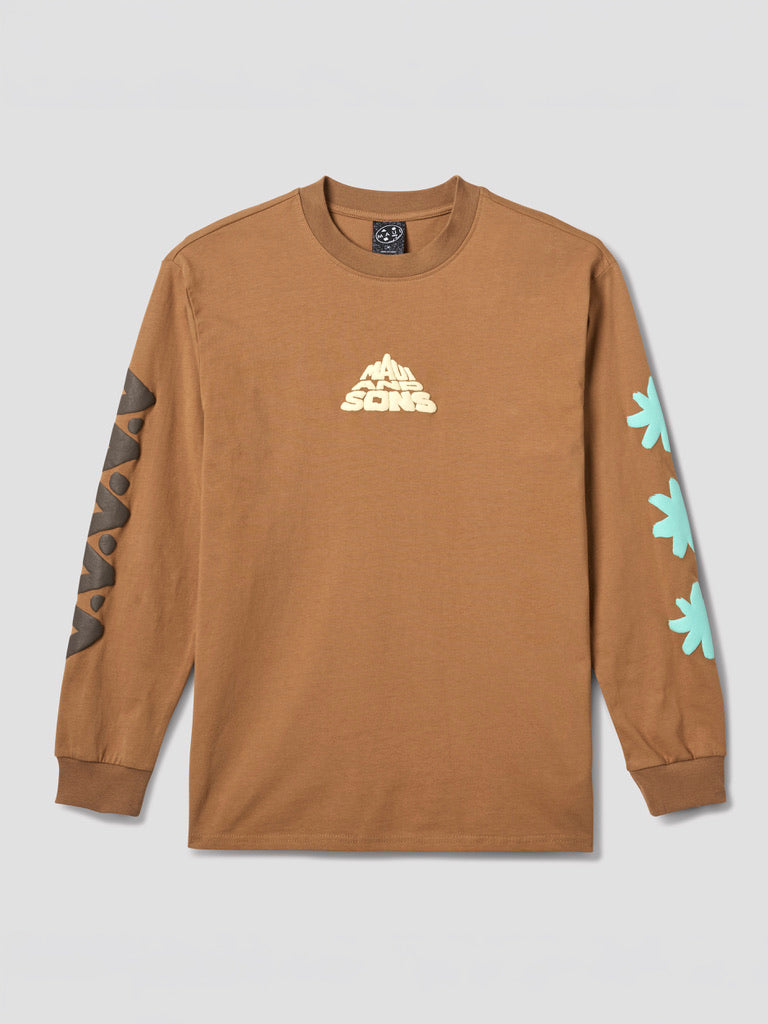 Maui and Sons Artifact Puff Maglia Manica Lunga Cotone