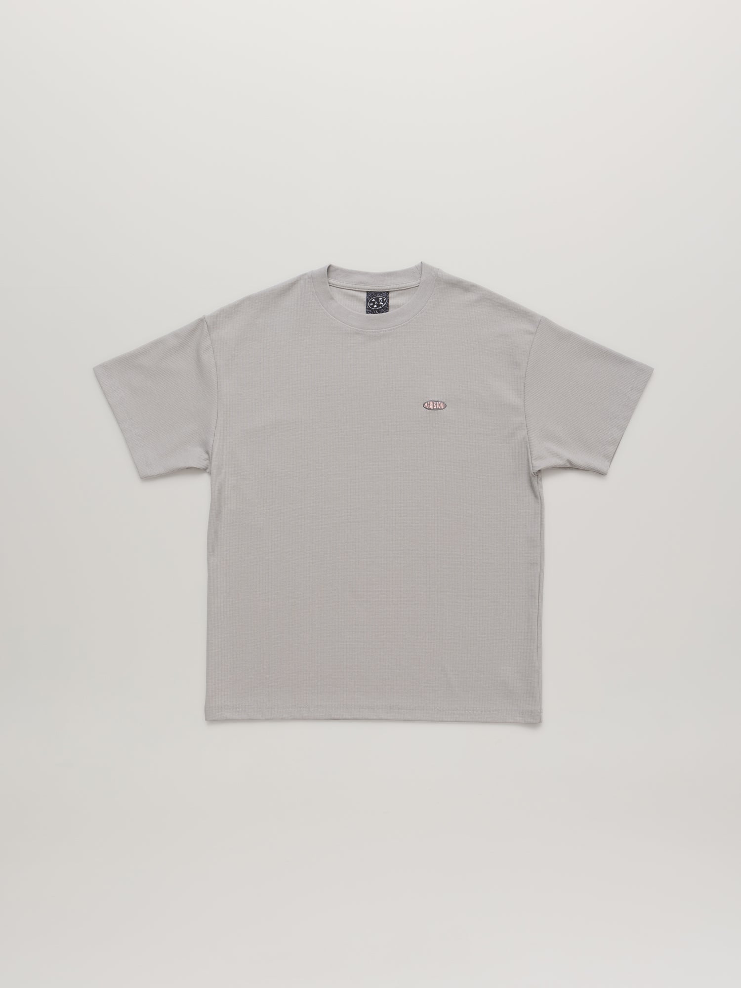 Maui and Sons Surface Knit t-shirt grigia elasticizzata