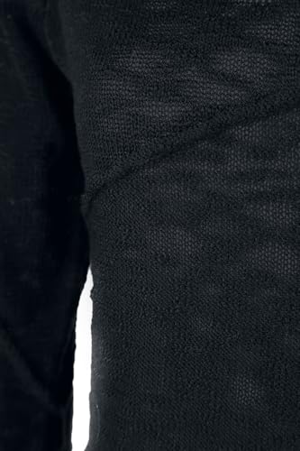 Gothicana by EMP Pullover Nero con Cappuccio L Gotico