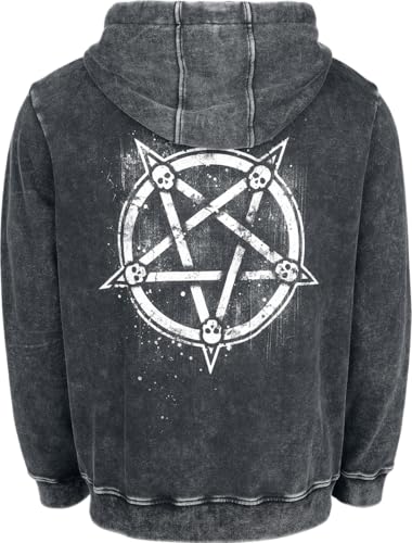 Gothicana by EMP Giacca Uomo Nera Pentagramma XL