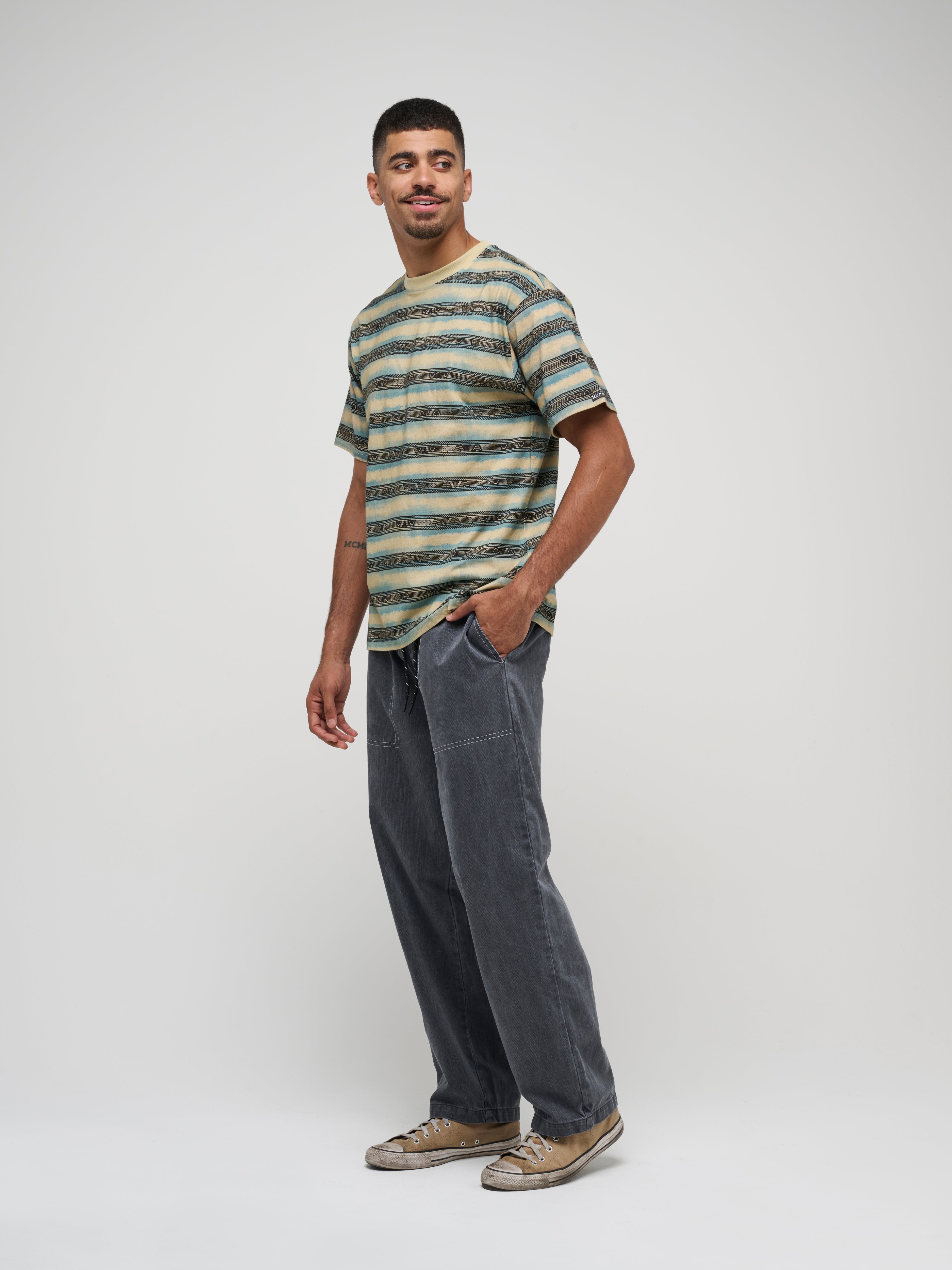Maui and Sons Zephyr pantaloni carbone in cotone