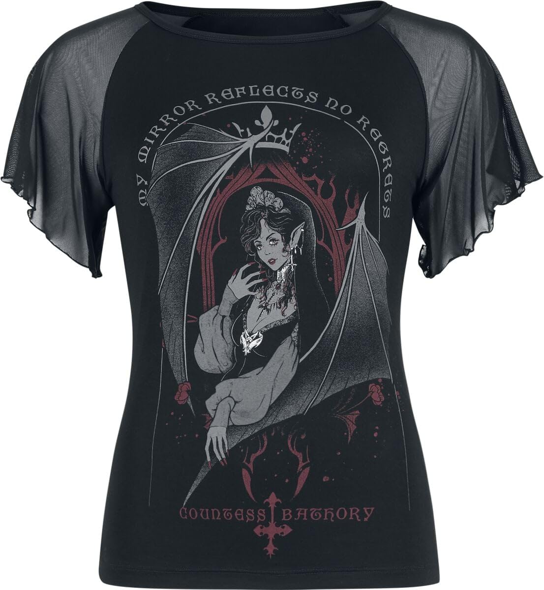 Gothicana by EMP t-shirt L nera stampa frontale