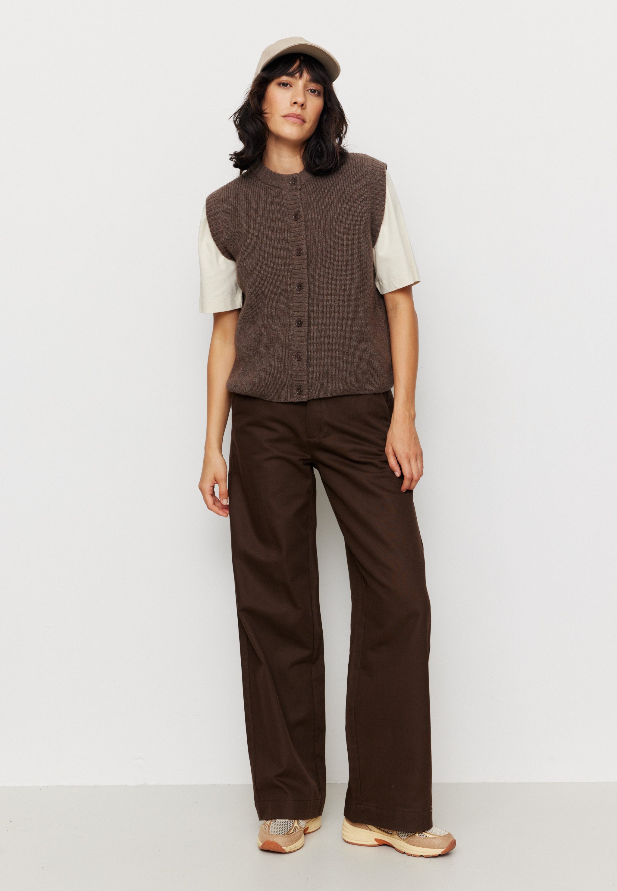 Recolution Ligularia pantaloni marlene cioccolato