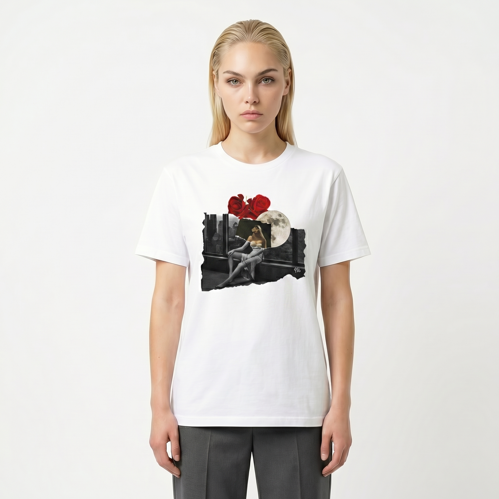 Seetees Scatti Moon t-shirt donna traspirante