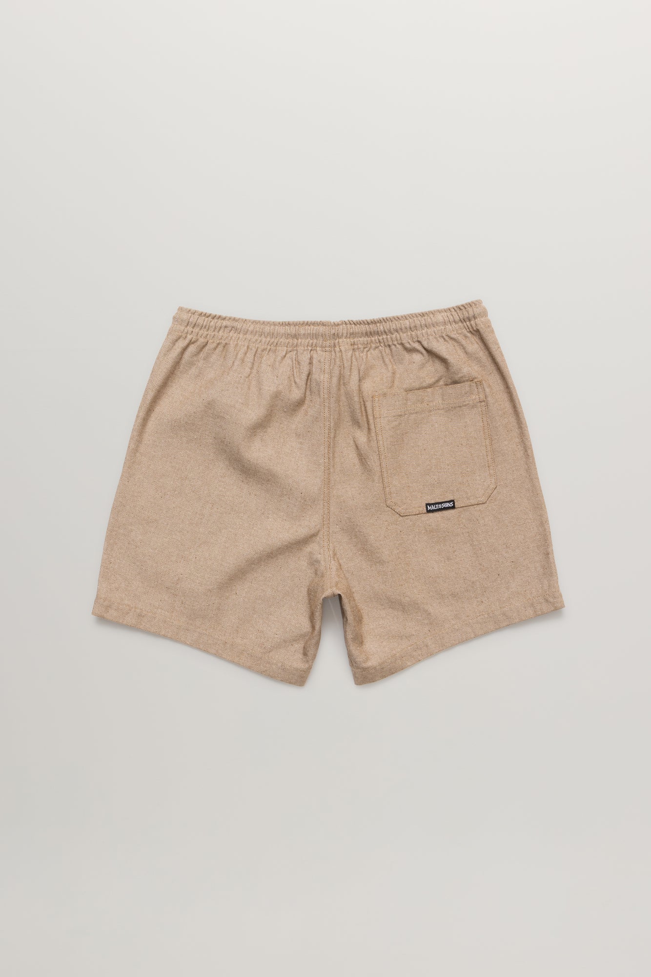 Maui and Sons Hinano Walk Shorts uomo cotone beige