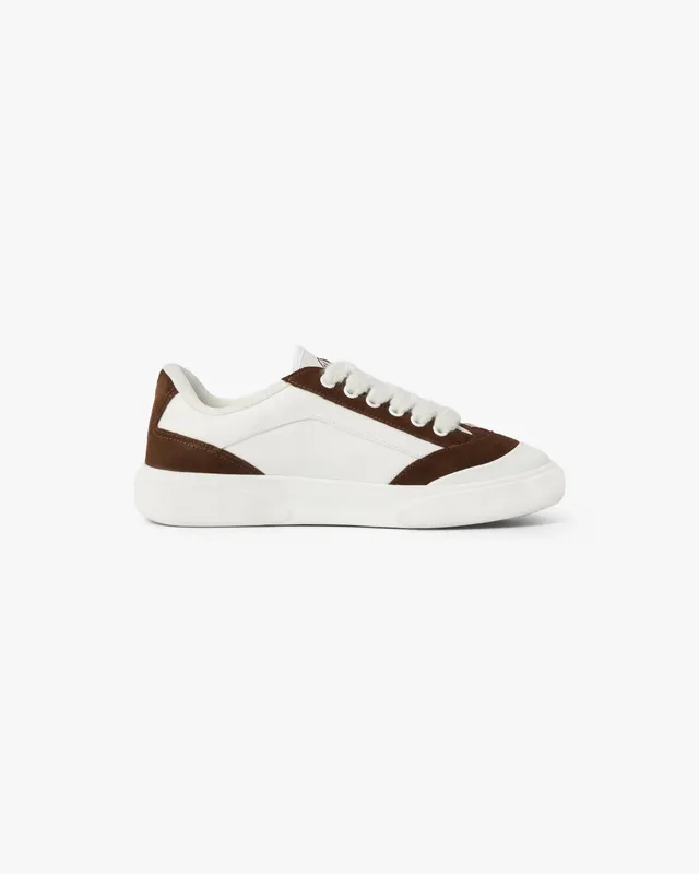 Casablanca Del Mar sneakers bianche marrone pelle