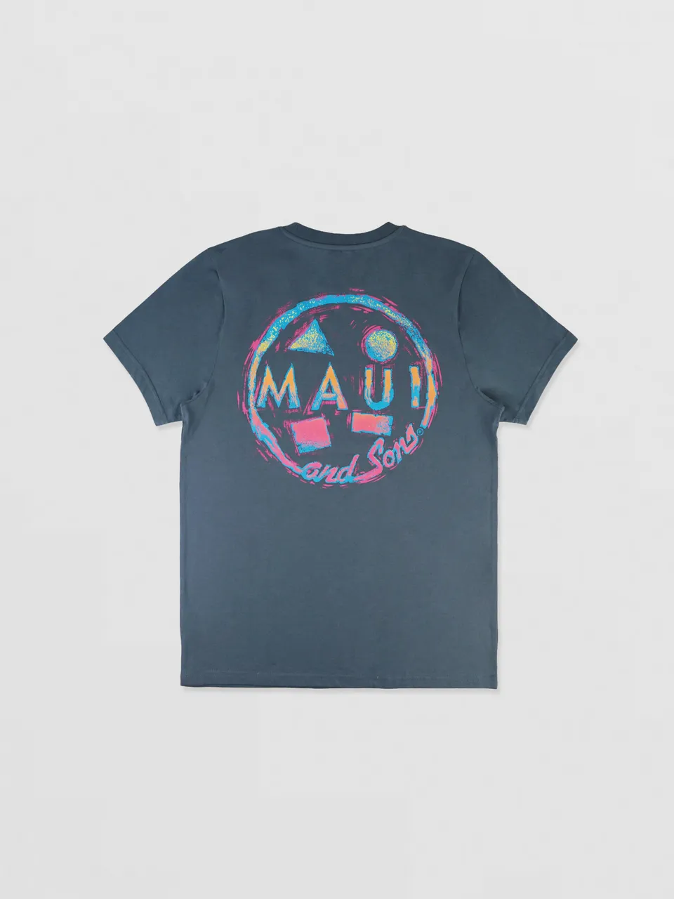 Maui and Sons Rad Cookie t-shirt cotone indaco