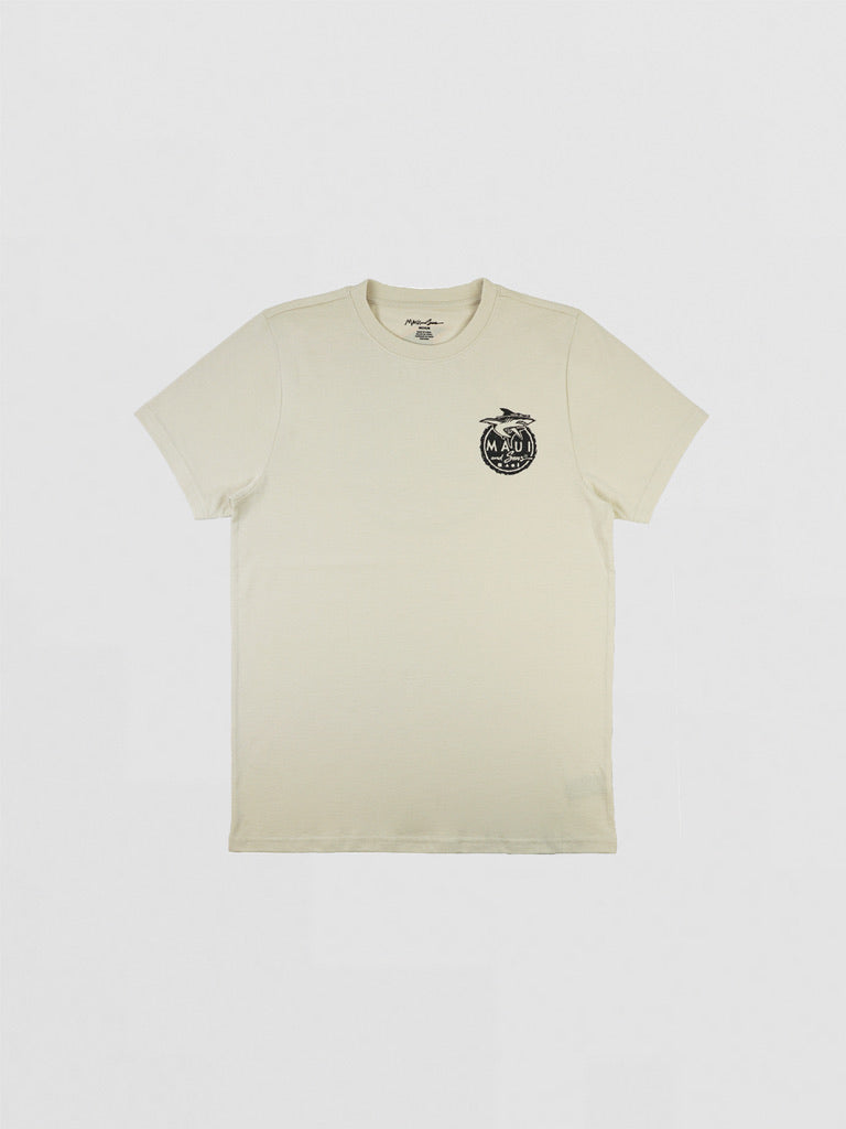 Maui and Sons Twisted Puff Ink t-shirt crema cotone