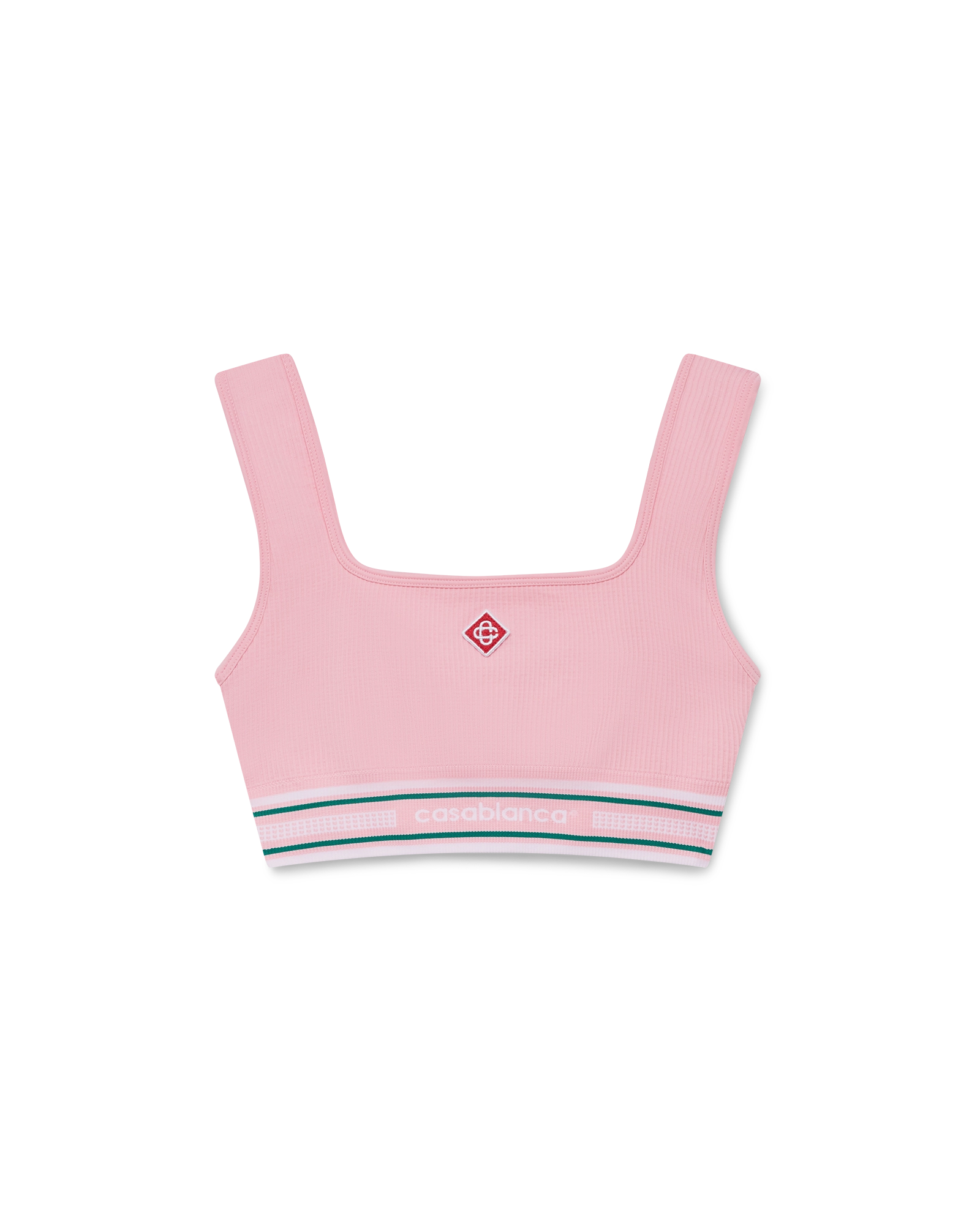 Casablanca Seamless bralette rosa sport elasticizzata
