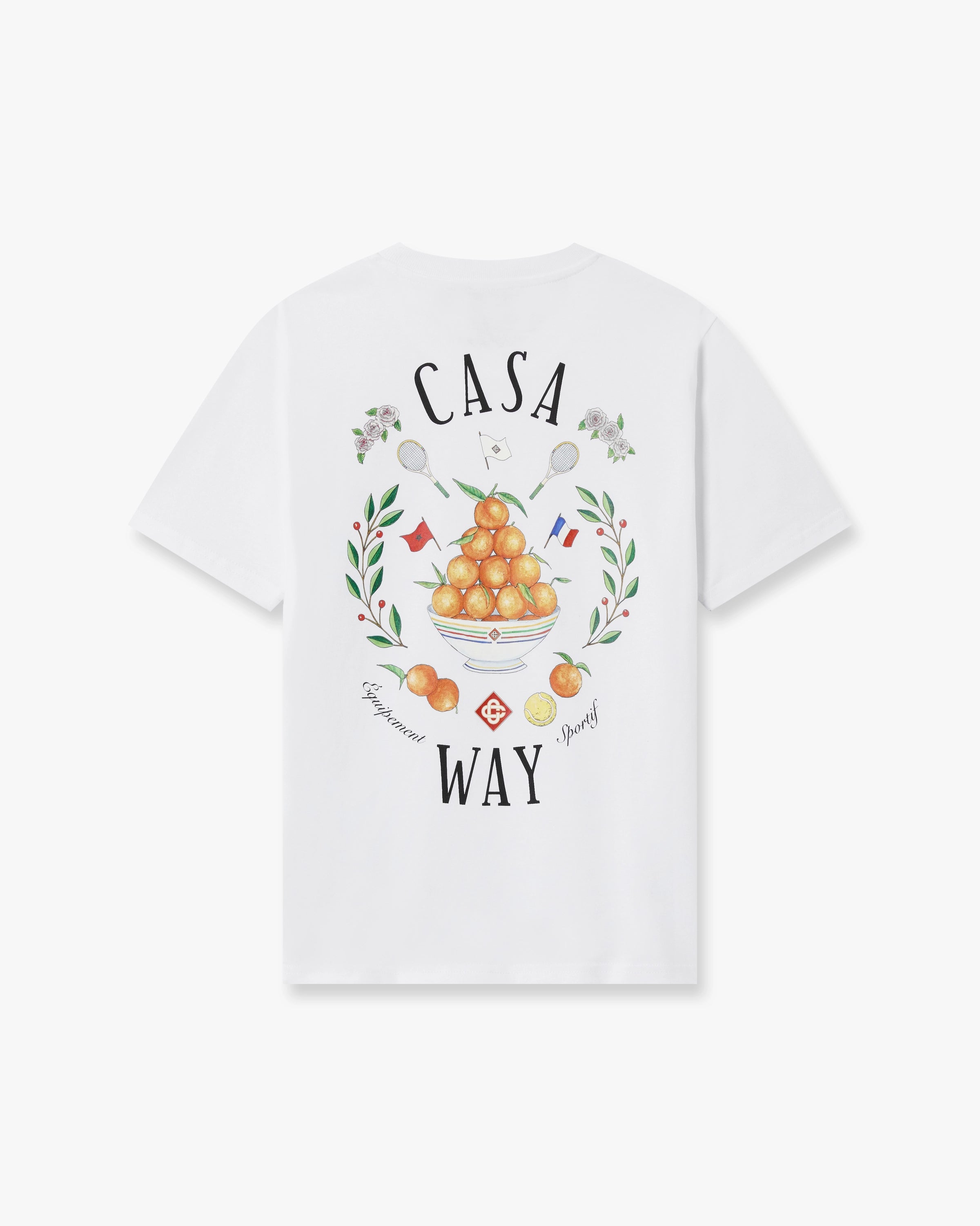 Casablanca Casaway t-shirt bimbo bianca cotone