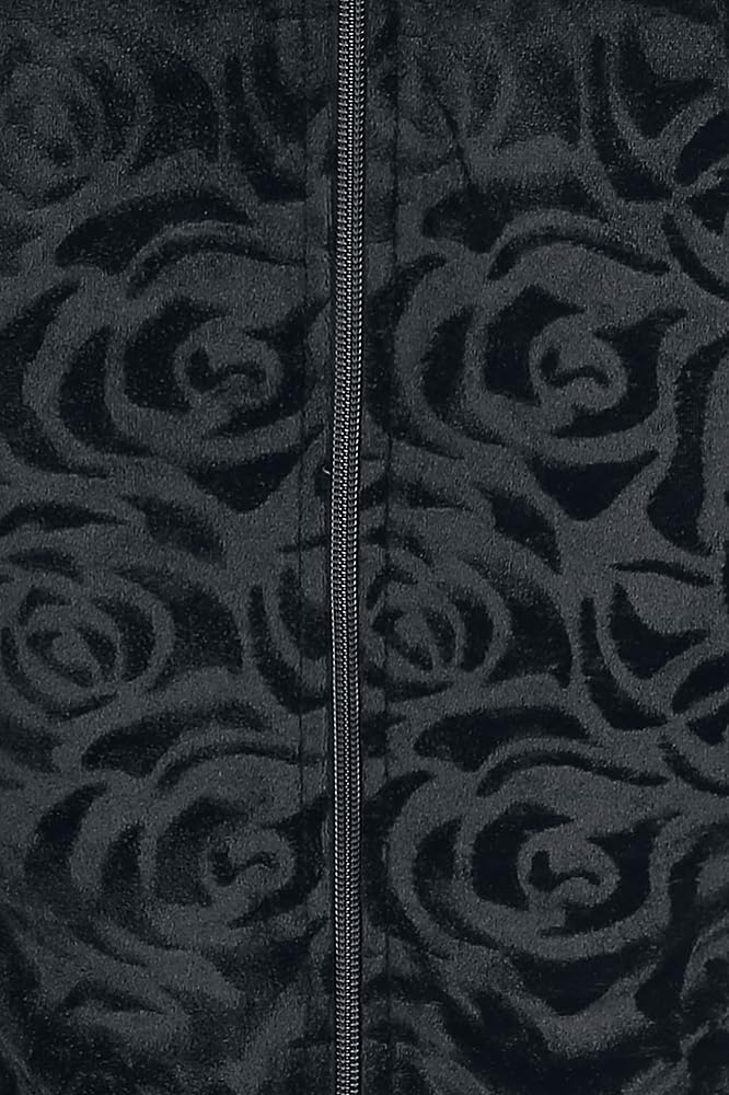 Gothicana by EMP Maglia Nera Volant Maniche Lunghe L Gotica