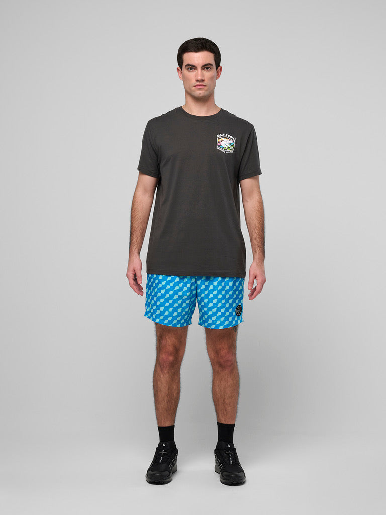 Maui and Sons Surf Thrasher maglietta nera cotone squalo