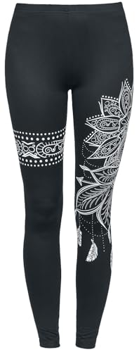 Gothicana by EMP leggings neri mandala taglia S