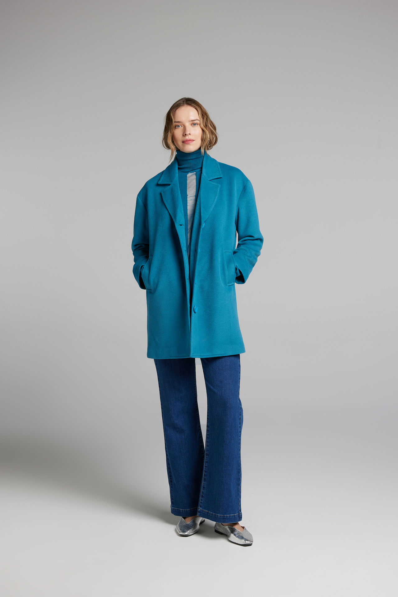 Sarah Chole 28058 cappotto donna diagonale