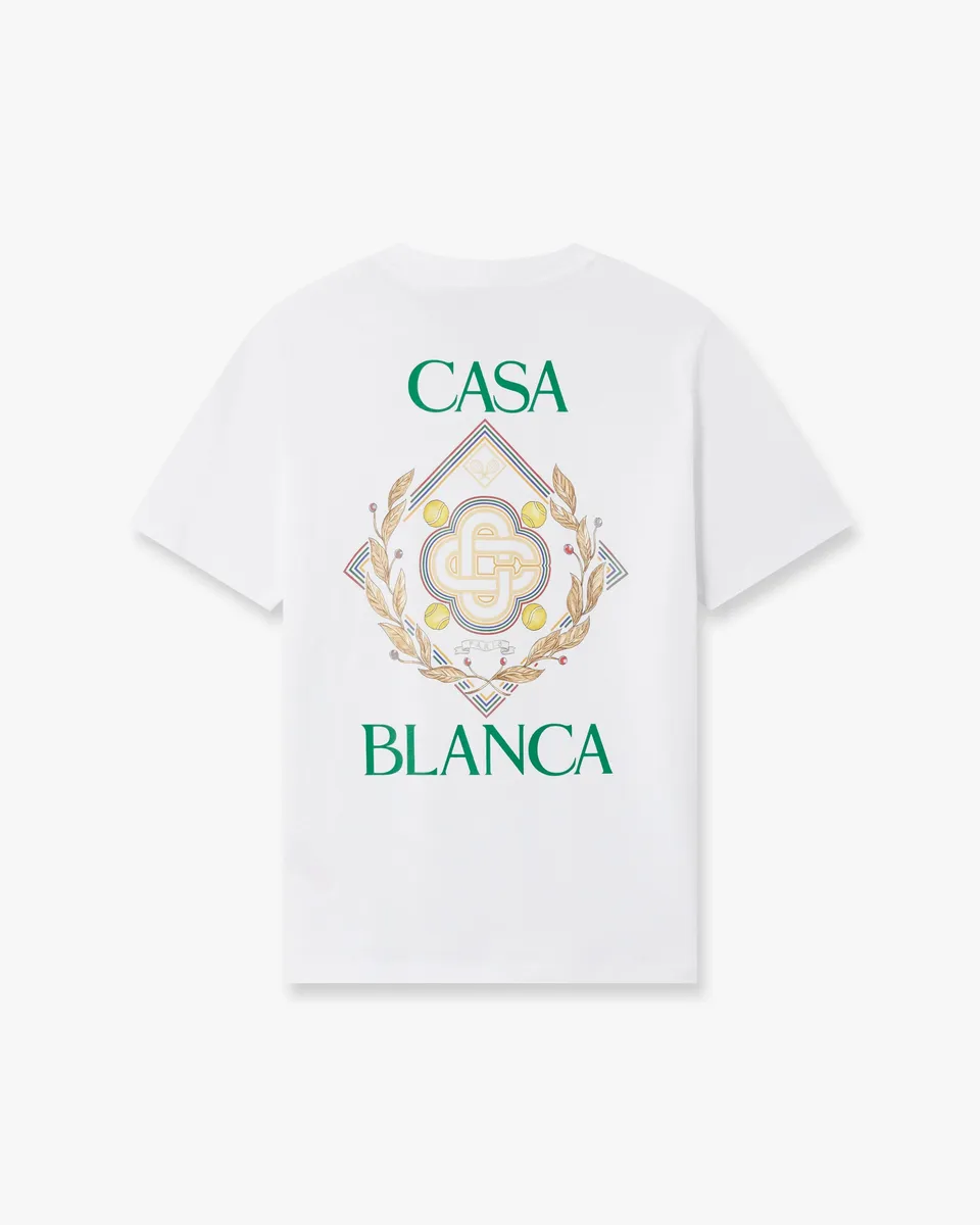 Casablanca Championship t-shirt bambino bianca cotone