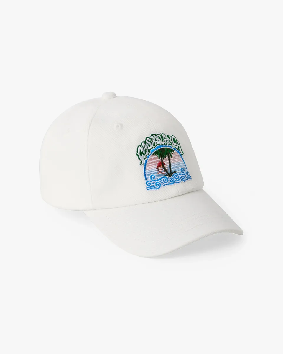 Casablanca Palm Tree Emblem cap bianco bambino O/S