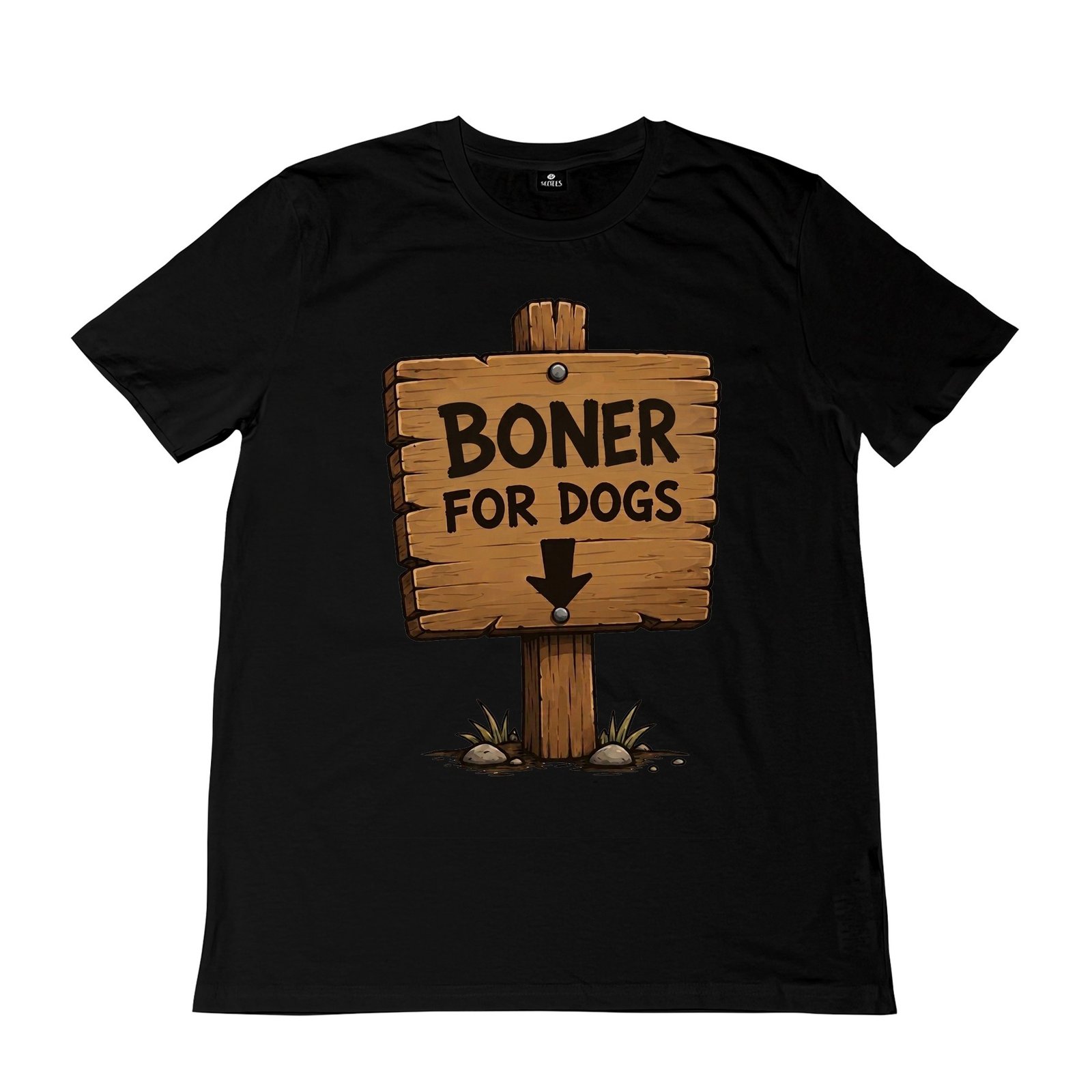 Seetees X Yubi Boner t-shirt fronte retro cotone