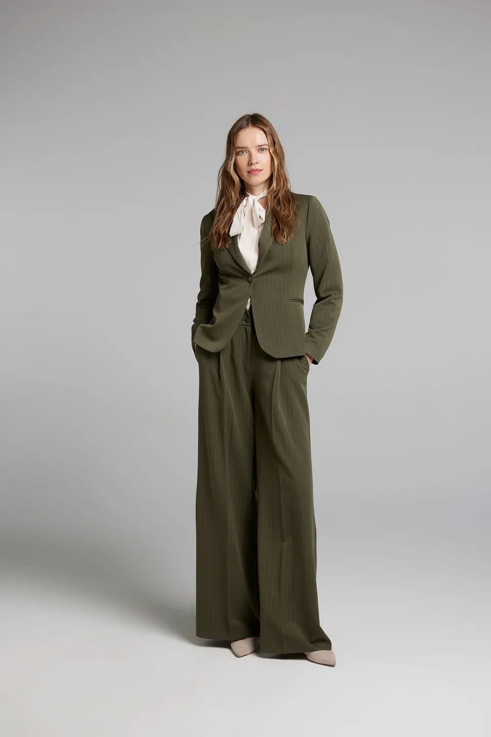 Sarah Chole 24798 Pantalone Gessato Manolana