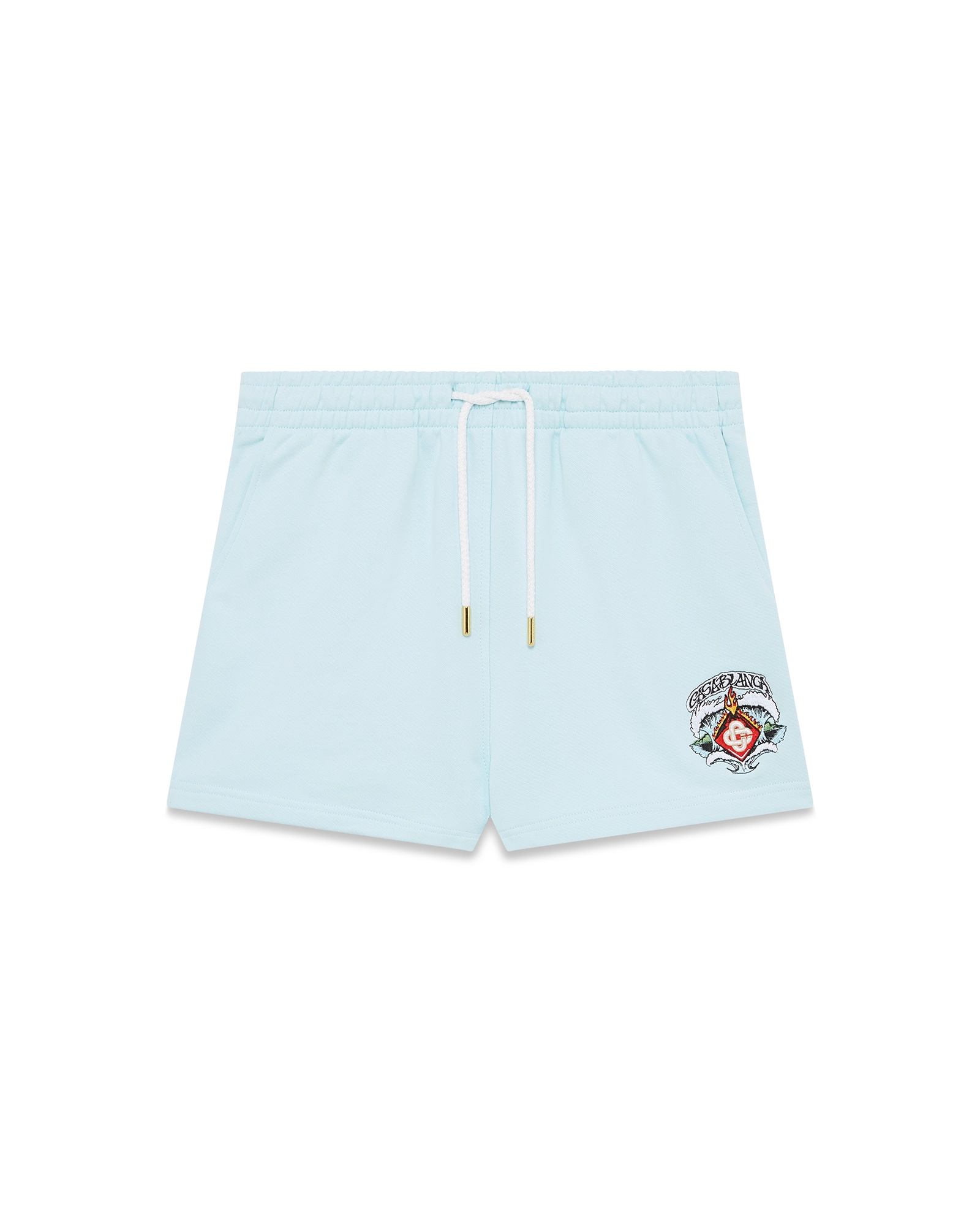 Casablanca Waves pantaloncini tuta azzurri donna