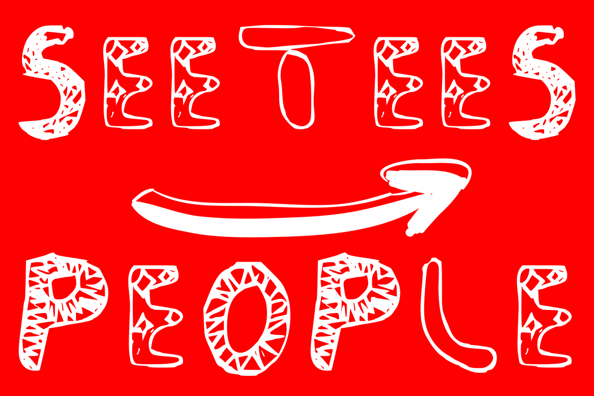 Seetees Make It Yourself t-shirt grafica stickers